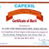 Capexil Certificate 2011-2012